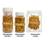Vitamin E Serum Capsules, Single-Use Essence Capsules, Hydrating and Moisturizing Facial Skin 90 Capsules/Bottle - 1 Bottle - Image 6
