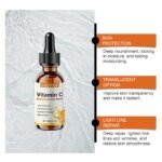 Vitamin C Facial Essence Fade Dark Spots Eliminate Freckles Acne Marks Repair Smooth Skin Care Hyaluronic Acid Brightening Serum - Image 2