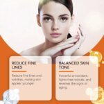 Vitamin C Facial Essence Fade Dark Spots Eliminate Freckles Acne Marks Repair Smooth Skin Care Hyaluronic Acid Brightening Serum - Image 3