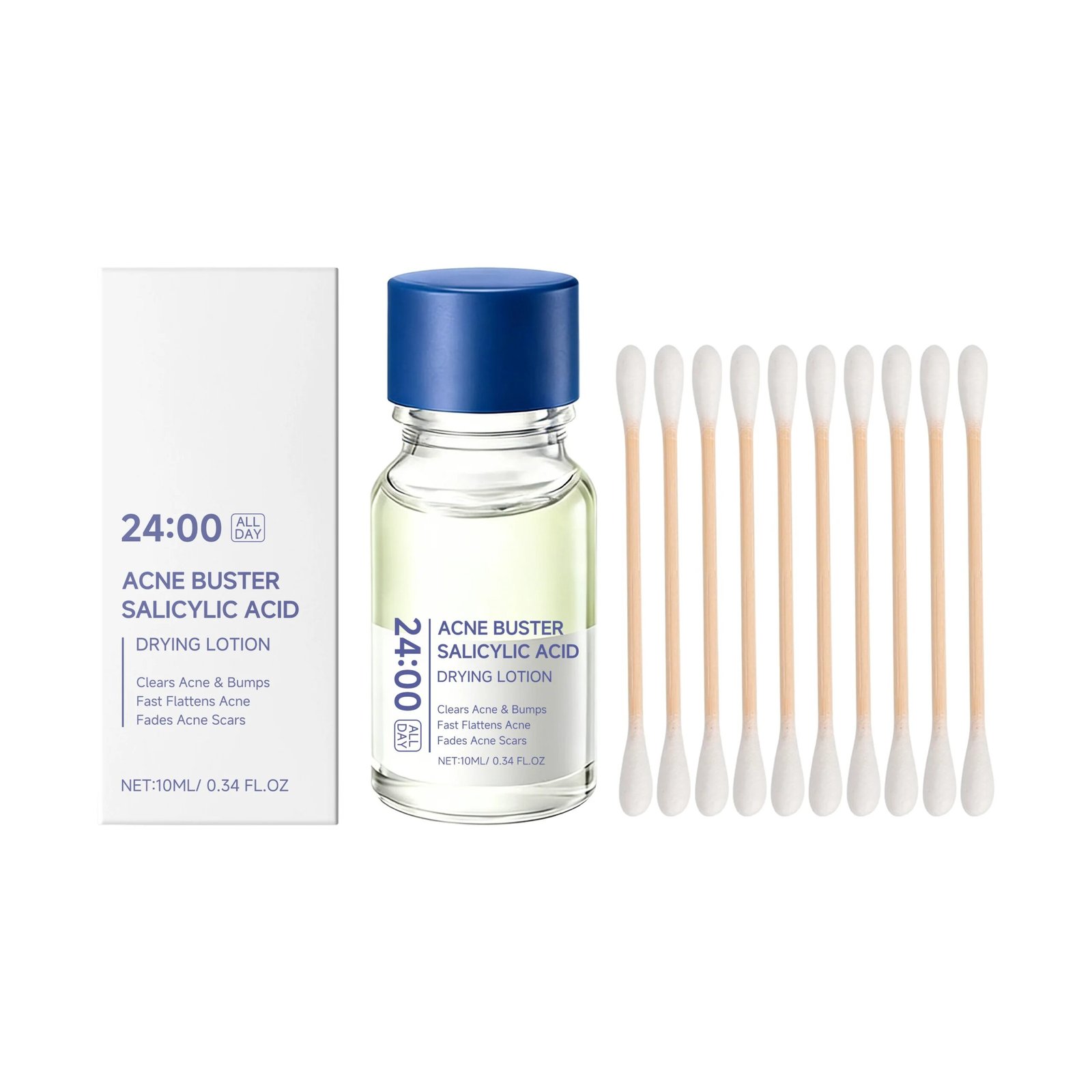 Salicylic Acid Drying Lotion Face Serum with Cotton Swab– Reduce Pimples & Breakouts Fade Acne Scars Minimize Pores Skin Renewal Salicylic Acid Drying Lotion Face Serum with Cotton Swab– Reduce Pimples & Breakouts Fade Acne Scars Minimize Pores Skin Renewal