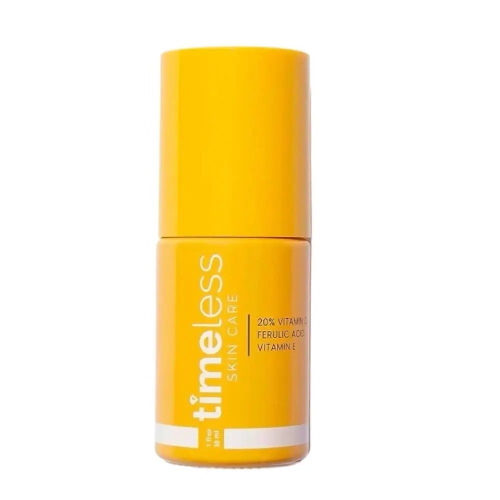 Timeless VC Serum with Ferulic Acid Antioxidant Wrinkle Resistant Hydrating Firming Reduce Fine Lines Essence for Brightens Skin Timeless VC Serum with Ferulic Acid Antioxidant Wrinkle Resistant Hydrating Firming Reduce Fine Lines Essence for Brightens Skin