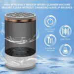 Electric Makeup Brush Cleaner USB Powered 7000RPM Automatic Cosmetic Brush Cleaning Machine Dryer Brush Washing Tool Container - Image 3
