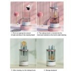 Electric Makeup Brush Cleaner USB Powered 7000RPM Automatic Cosmetic Brush Cleaning Machine Dryer Brush Washing Tool Container - Image 5