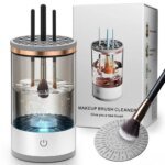 Electric Makeup Brush Cleaner USB Powered 7000RPM Automatic Cosmetic Brush Cleaning Machine Dryer Brush Washing Tool Container - Image 4