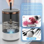 Electric Makeup Brush Cleaner USB Powered 7000RPM Automatic Cosmetic Brush Cleaning Machine Dryer Brush Washing Tool Container - Image 2