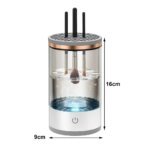 Electric Makeup Brush Cleaner USB Powered 7000RPM Automatic Cosmetic Brush Cleaning Machine Dryer Brush Washing Tool Container - Image 6