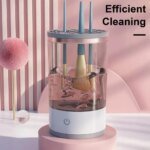 Electric Makeup Brush Cleaner USB Powered 7000RPM Automatic Cosmetic Brush Cleaning Machine Dryer Brush Washing Tool Container