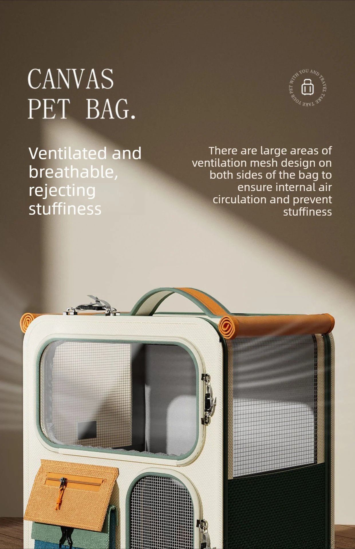 Rolling Cat Carrier with Wheels for Large Cats Small Dogs Up To 10kg Ideal for Travel Walking and Camping Cat Handbag Dog Bag Rolling Cat Carrier with Wheels for Large Cats Small Dogs Up To 10kg Ideal for Travel Walking and Camping Cat Handbag Dog Bag