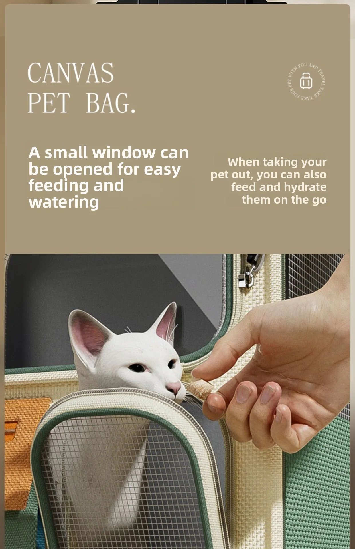 Rolling Cat Carrier with Wheels for Large Cats Small Dogs Up To 10kg Ideal for Travel Walking and Camping Cat Handbag Dog Bag Rolling Cat Carrier with Wheels for Large Cats Small Dogs Up To 10kg Ideal for Travel Walking and Camping Cat Handbag Dog Bag