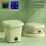 Mini Portable Folding Washing Machine Centrifuge Dehydration Barrel for Underwear Sock Clothes - Image 6