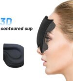 Sleep Eye Mask for Men Women, Lash Extensions 3D Sleeping Mask, Travel Blackout Night Blindfold Eye Shade Cover with Adjustable - Image 2