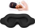 Sleep Eye Mask for Men Women, Lash Extensions 3D Sleeping Mask, Travel Blackout Night Blindfold Eye Shade Cover with Adjustable