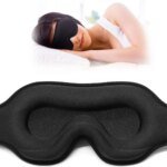 Sleep Eye Mask for Men Women, Lash Extensions 3D Sleeping Mask, Travel Blackout Night Blindfold Eye Shade Cover with Adjustable