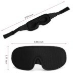 3D Sleeping Mask Block Out Light Soft Padded Sleep Mask For Eyes Slaapmasker Eye Shade Blindfold Sleeping Aid Face Mask Eyepatch - Image 6