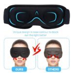 3D Sleeping Mask Block Out Light Soft Padded Sleep Mask For Eyes Slaapmasker Eye Shade Blindfold Sleeping Aid Face Mask Eyepatch - Image 2