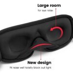 3D Sleeping Mask Block Out Light Soft Padded Sleep Mask For Eyes Slaapmasker Eye Shade Blindfold Sleeping Aid Face Mask Eyepatch - Image 4
