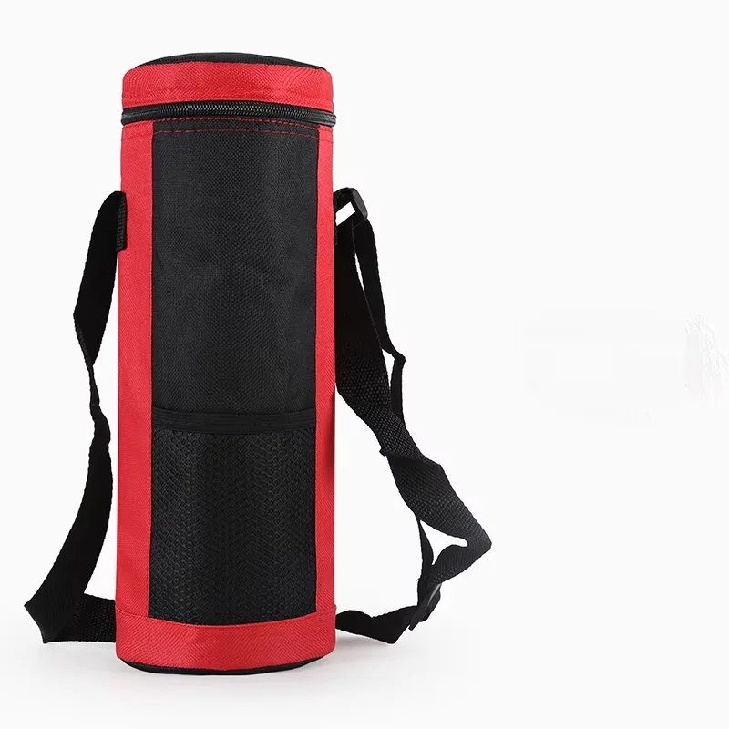 Portable Oxford Cloth Circular Insulated Bottle, Cooler Bags, Camping Accessories, Water Bottle Bag, 1.5L