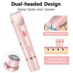 Electric Shaver for Woman Double Head Dual Purpose Female Razor Body Epilator Leg Underarm Bikini Electric Hair Remover Trimmer - Image 3