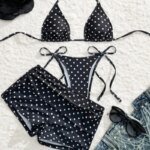 Dot Sexy 3Pcs Bikinis Set Female Swimsuit Women Three-Piece Swimwear Beach Swim Wear Bathing Suits Brazilian Bikini Pool Bather - Image 5