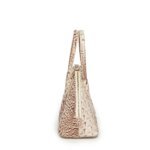 Women Dome Shell Top Handle Satchel with Detachable Adjustable Crossbody Strap, Outdoor Daily Carry Bag with Bottom Anti-wear Studs, Multi-pocket Travel Commute Shoulder Bag for City Walking Camping Weekend Outdoor Errands - Image 4