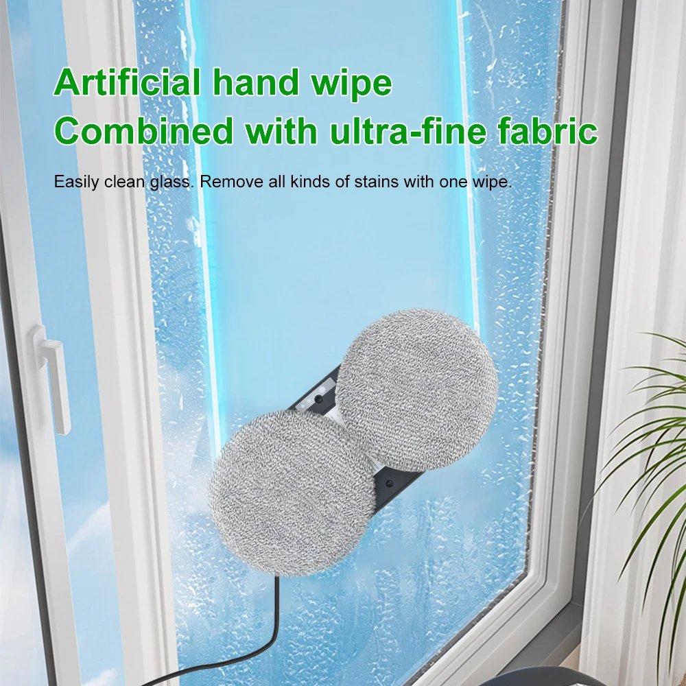 PuRuiKai Ultra Thin Robot Vacuum Cleaner Window Cleaning Robot Window Electric Glass Limpiacristales Remote Control For Home