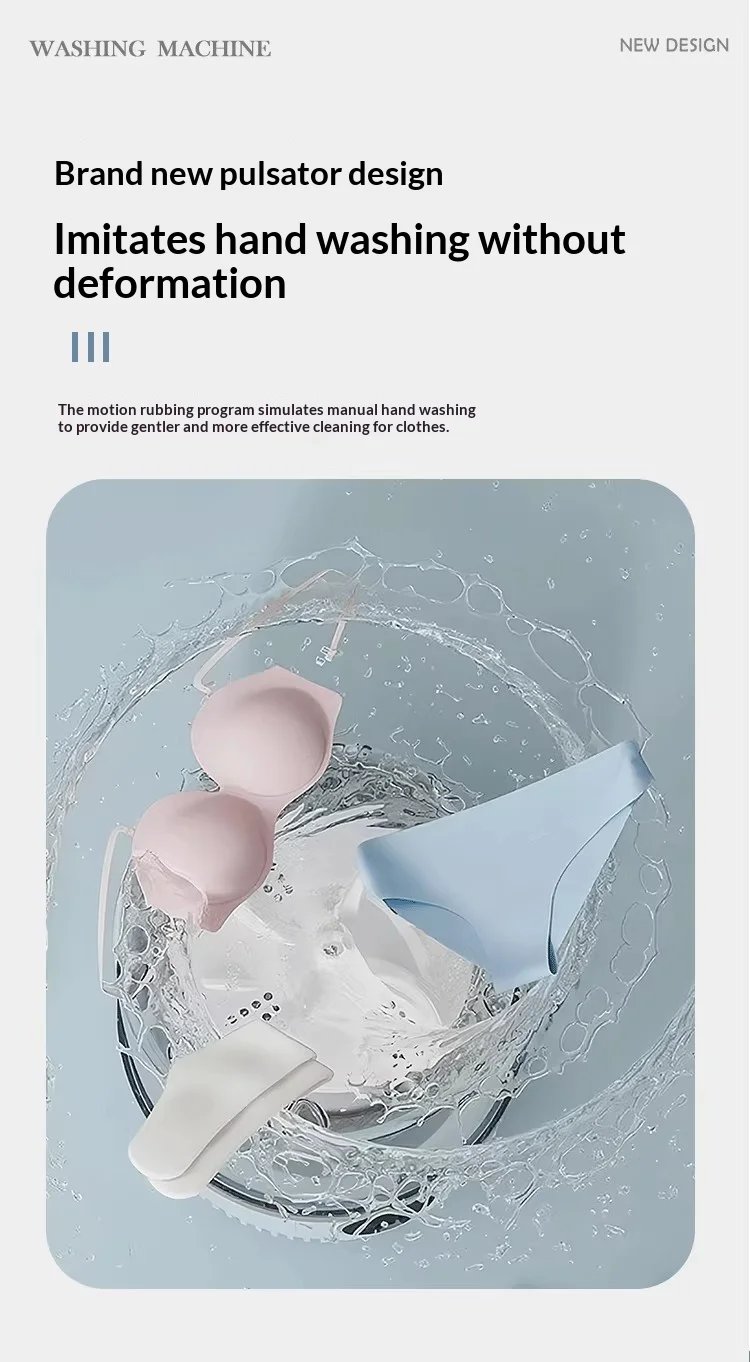 Mini Portable LED Washing Machine 2L White 2000mAh Rechargeable Turbine Laundry Cup for Children’s Underwear Socks Mini Portable LED Washing Machine 2L White 2000mAh Rechargeable Turbine Laundry Cup for Children’s Underwear Socks