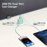 40W Macaron Color Quick Dual Port Charger For IPhone Charger With 6FT Lightning Cord Compatible For IPhone 14 13 12 11 Pro Max - Image 6