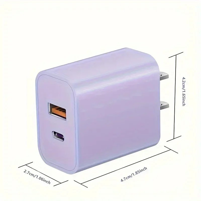40W Macaron Color Quick Dual Port Charger For IPhone Charger With 6FT Lightning Cord Compatible For IPhone 14 13 12 11 Pro Max 40W Macaron Color Quick Dual Port Charger For IPhone Charger With 6FT Lightning Cord Compatible For IPhone 14 13 12 11 Pro Max