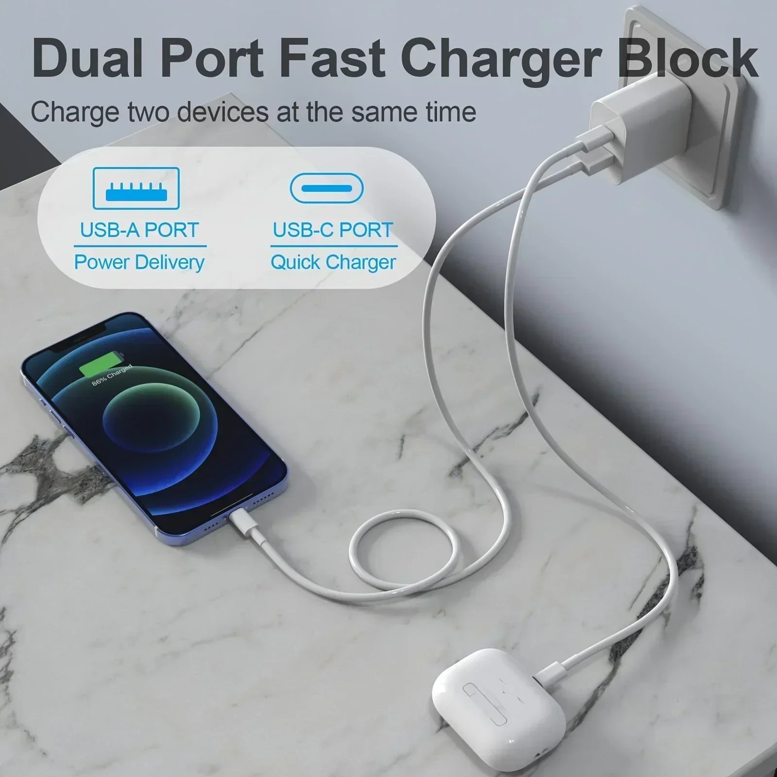 40W Macaron Color Quick Dual Port Charger For IPhone Charger With 6FT Lightning Cord Compatible For IPhone 14 13 12 11 Pro Max 40W Macaron Color Quick Dual Port Charger For IPhone Charger With 6FT Lightning Cord Compatible For IPhone 14 13 12 11 Pro Max
