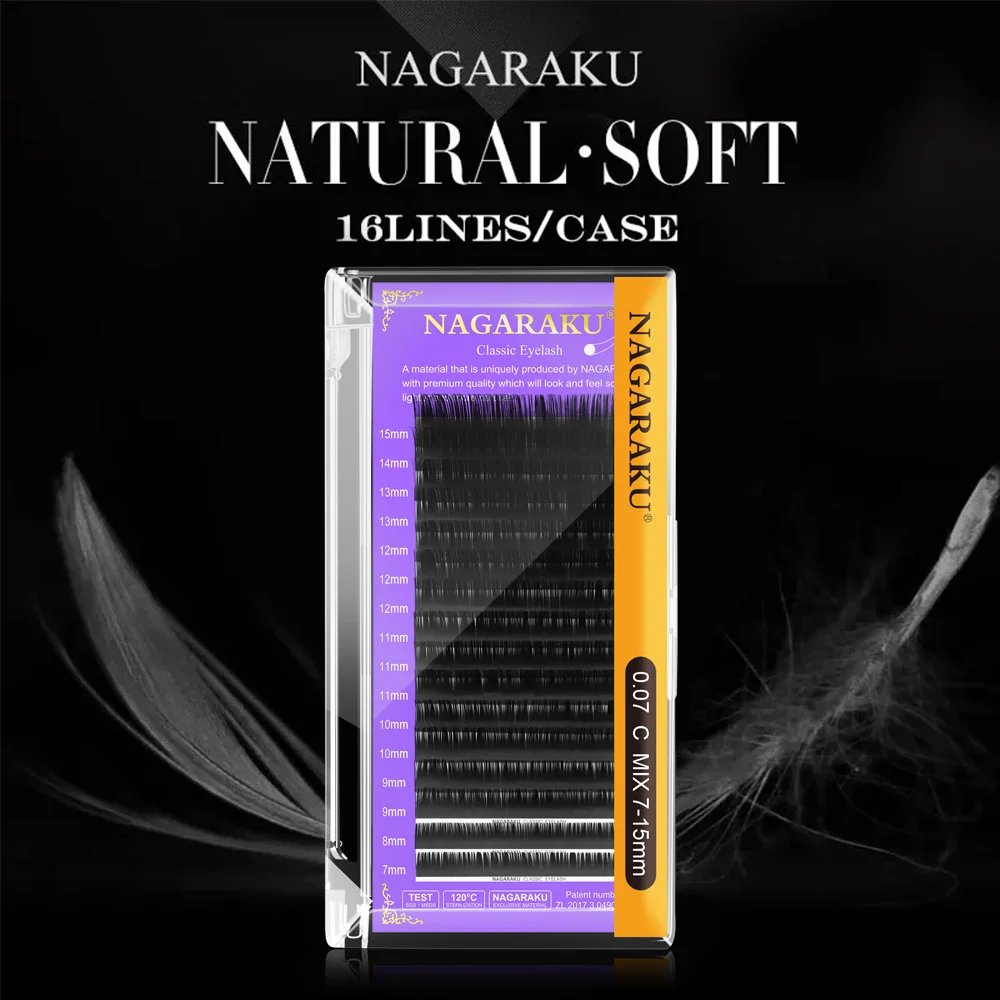 6Rows Classic Individual Eyelash Extension Lashes Matte Black Professional Soft Natural 6Rows Classic Individual Eyelash Extension Lashes Matte Black Professional Soft Natural