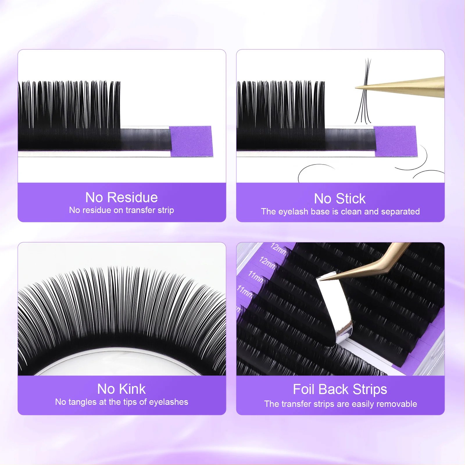 6Rows Classic Individual Eyelash Extension Lashes Matte Black Professional Soft Natural 6Rows Classic Individual Eyelash Extension Lashes Matte Black Professional Soft Natural