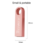 TECHKEY usb flash drive 64GB 32GB 16GB 8G 4G pen drive pendrive флешка waterproof silver u disk memoria cel usb stick gift - Image 4