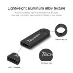TECHKEY usb flash drive 64GB 32GB 16GB 8G 4G pen drive pendrive флешка waterproof silver u disk memoria cel usb stick gift - Image 2