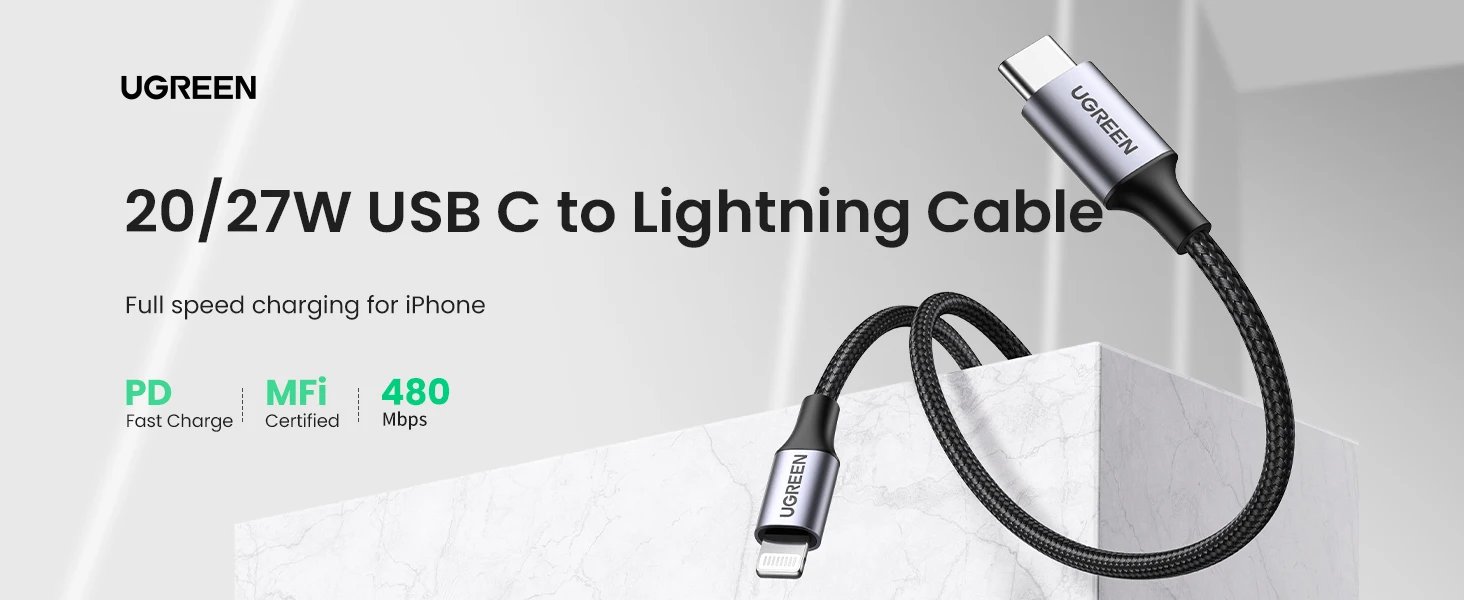 Ugreen Micro USB Cable 2A Nylon Fast Charging USB Cable for Samsung Xiaomi HTC USB Charger Data Cable Mobile Phone Cable