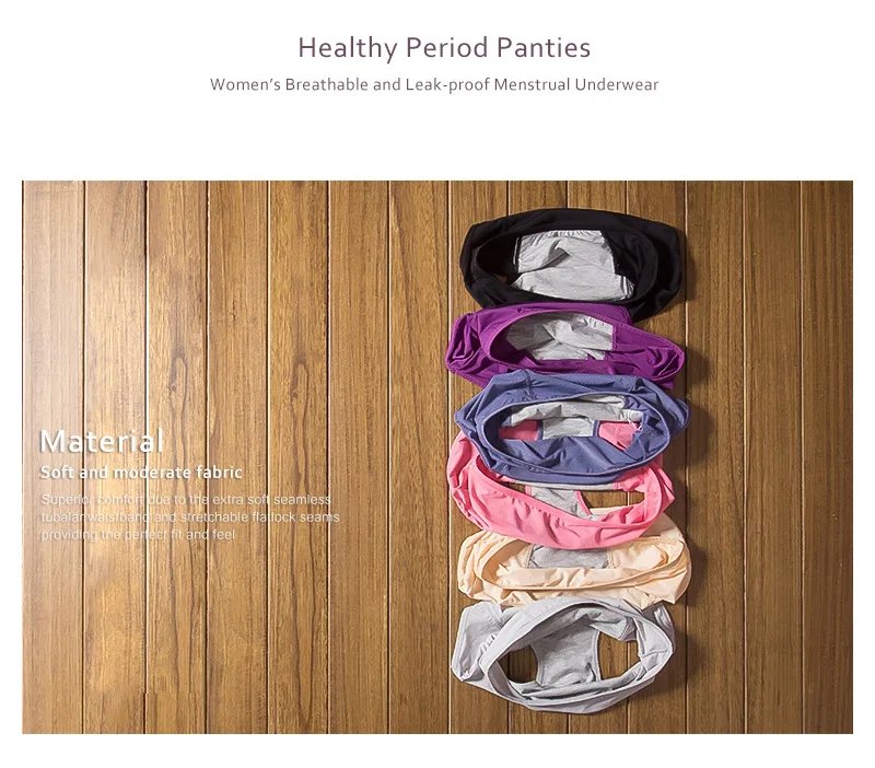 3pcs/Set Leak Proof Menstrual Panties Women Period Underwear Sexy Pants Incontinence Underwear Briefs Dropshipping DULASI 3pcs/Set Leak Proof Menstrual Panties Women Period Underwear Sexy Pants Incontinence Underwear Briefs Dropshipping DULASI
