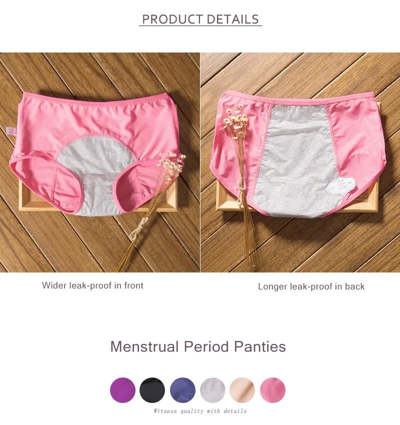 3pcs/Set Leak Proof Menstrual Panties Women Period Underwear Sexy Pants Incontinence Underwear Briefs Dropshipping DULASI 3pcs/Set Leak Proof Menstrual Panties Women Period Underwear Sexy Pants Incontinence Underwear Briefs Dropshipping DULASI
