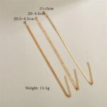 3pcs/set Gold Color Simple Chain Anklets For Women Beach Foot Jewelry Leg Chain Ankle Bracelets Women Accessories - Image 3