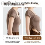 Wireless Posture Correction Bra for Women Seamless Push Up Bralette with Cross Back Support for Daily Shaping Lingerie - Image 5