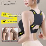 Wireless Posture Correction Bra for Women Seamless Push Up Bralette with Cross Back Support for Daily Shaping Lingerie - Image 2