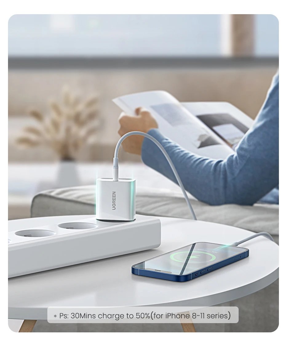 Quick Charge 4.0 3.0 QC PD Charger 20W QC4.0 QC3.0 USB Type C Fast Charger for iPhone 17 16 15 Pro Xiaomi Phone PDCharger