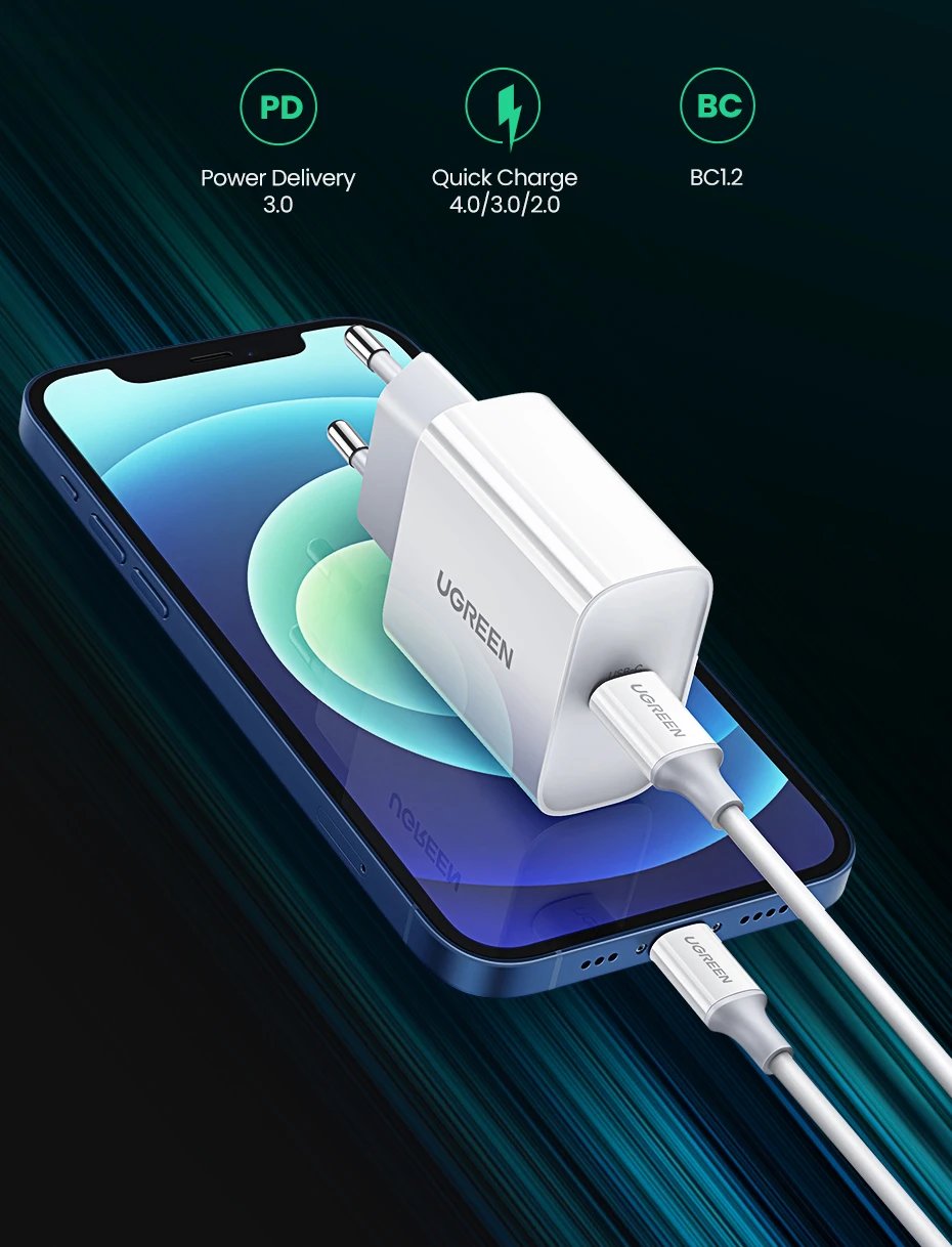 Quick Charge 4.0 3.0 QC PD Charger 20W QC4.0 QC3.0 USB Type C Fast Charger for iPhone 17 16 15 Pro Xiaomi Phone PDCharger