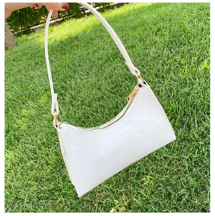 Fashion Exquisite Bag Retro Casual Women Totes Shoulder Bags Female Leather Solid Color Chain Handbag for Women