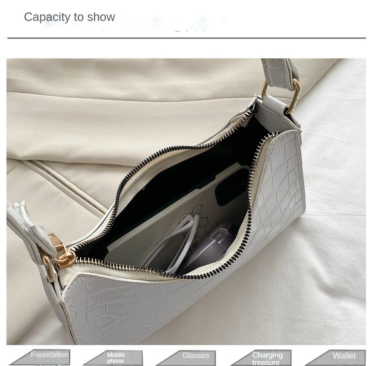 Fashion Exquisite Bag Retro Casual Women Totes Shoulder Bags Female Leather Solid Color Chain Handbag for Women