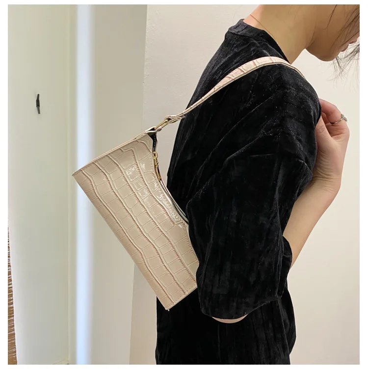 Fashion Exquisite Bag Retro Casual Women Totes Shoulder Bags Female Leather Solid Color Chain Handbag for Women