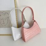 Fashion Exquisite Bag Retro Casual Women Totes Shoulder Bags Female Leather Solid Color Chain Handbag for Women