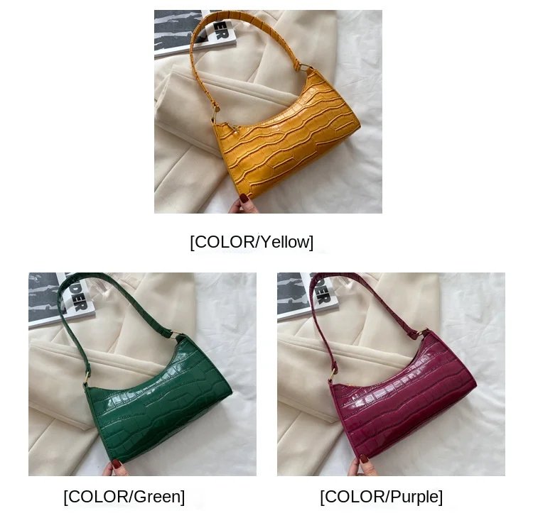 Fashion Exquisite Bag Retro Casual Women Totes Shoulder Bags Female Leather Solid Color Chain Handbag for Women