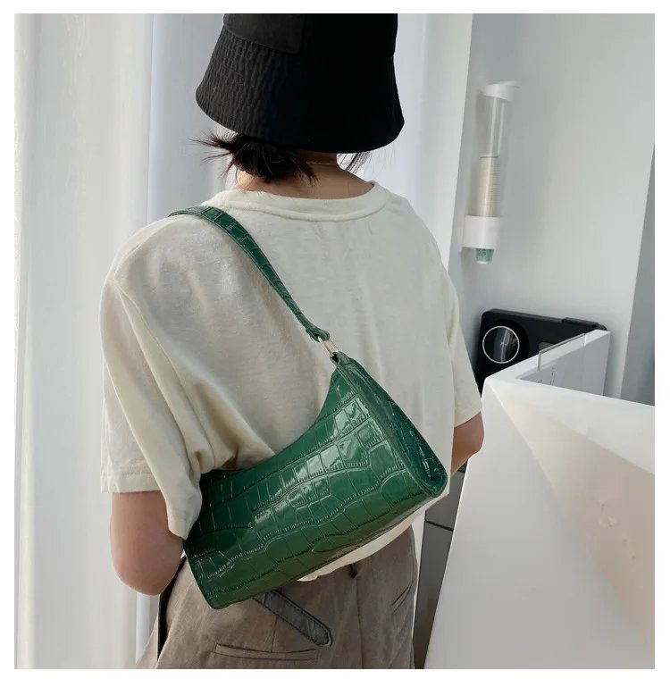 Fashion Exquisite Bag Retro Casual Women Totes Shoulder Bags Female Leather Solid Color Chain Handbag for Women