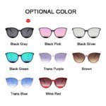 Sunglasses Woman Vintage Metal Mirror Classic Vintage Sun Glasses Female Oculos De Sol Feminino UV400 - Image 5