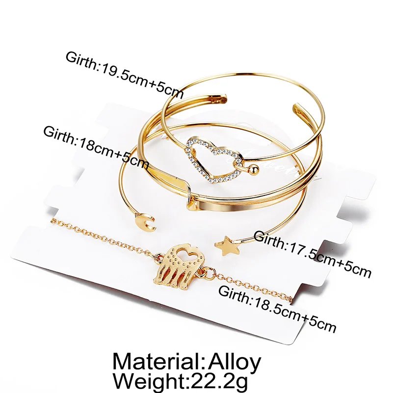 Bohemian Bracelet Set For women Shell Star Map Pineapple Heart Natural Stone Beads Chains Bangle Boho Jewelry Bohemian Bracelet Set For women Shell Star Map Pineapple Heart Natural Stone Beads Chains Bangle Boho Jewelry