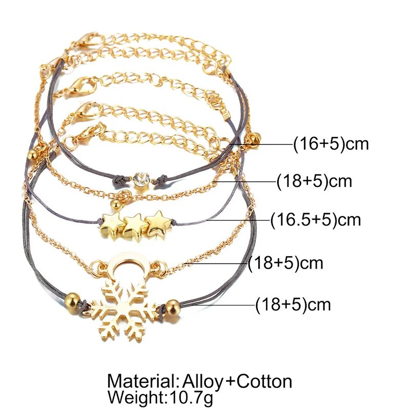 Bohemian Bracelet Set For women Shell Star Map Pineapple Heart Natural Stone Beads Chains Bangle Boho Jewelry Bohemian Bracelet Set For women Shell Star Map Pineapple Heart Natural Stone Beads Chains Bangle Boho Jewelry